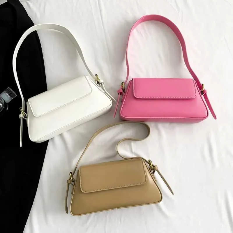 LEFTSIDE Retro Solid Color Shoulder Bags for Women 2023 Winter PU Leather Lady Underarm Bag Vintage Handbags and_voghion.com