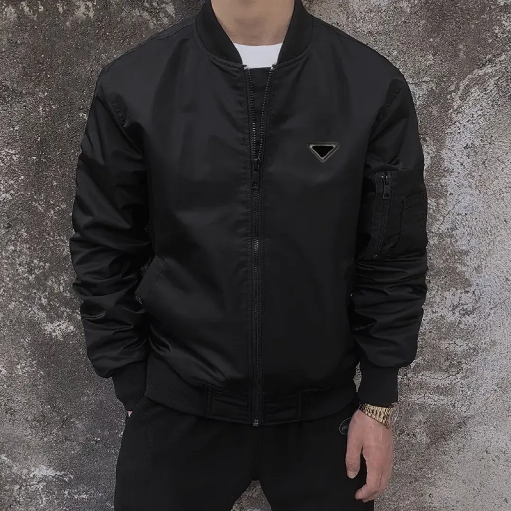 heren hoodie klassiek casual merk jas overhemd Dubbel geweven materiaal oversized Bomberjacks Armzak decoratie aziatisch_voghion.com