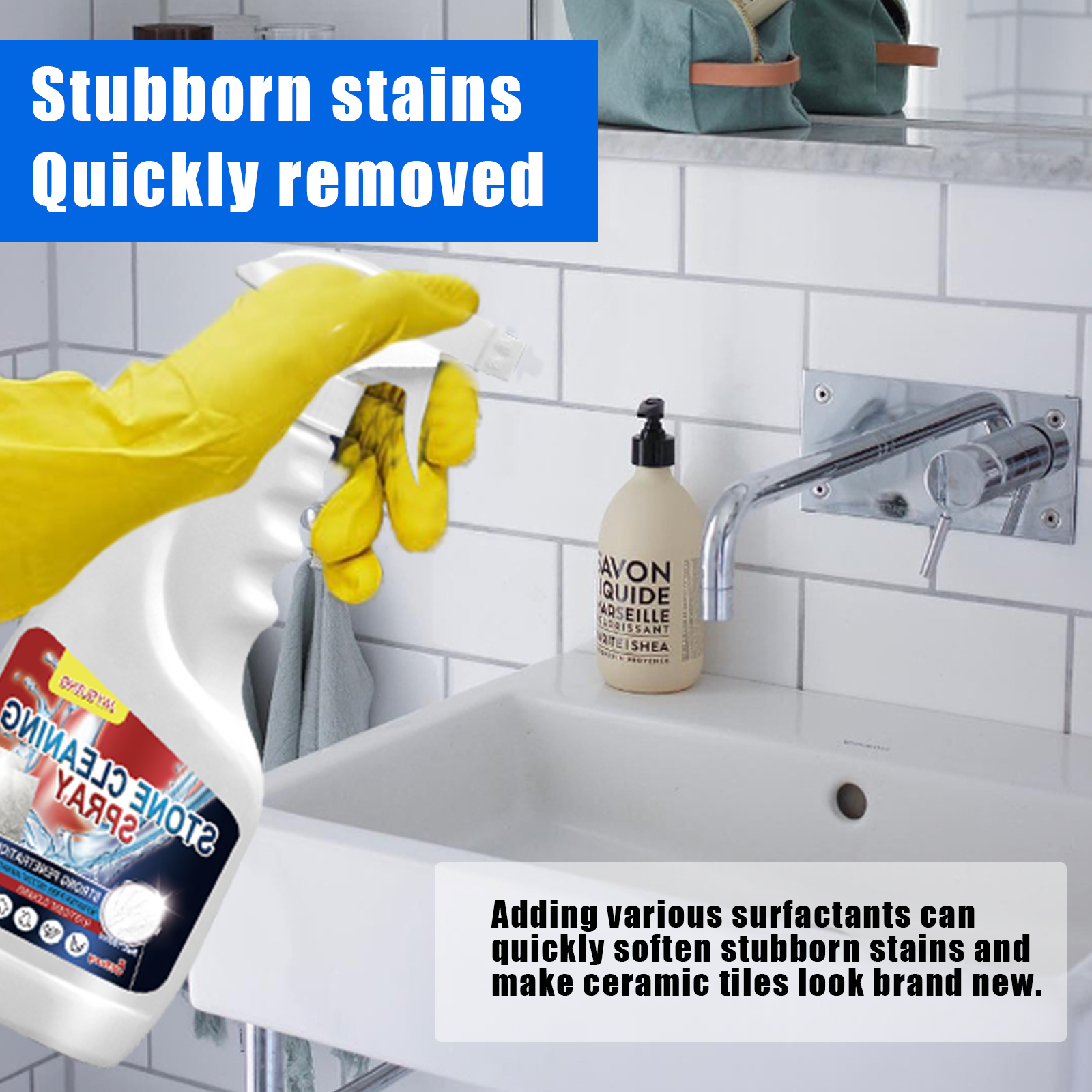 Jaysuing Stone Cleaning Spray, Domestic Kitchen Marble Tile Decontamination Repair Scratch Cleaner_voghion.com