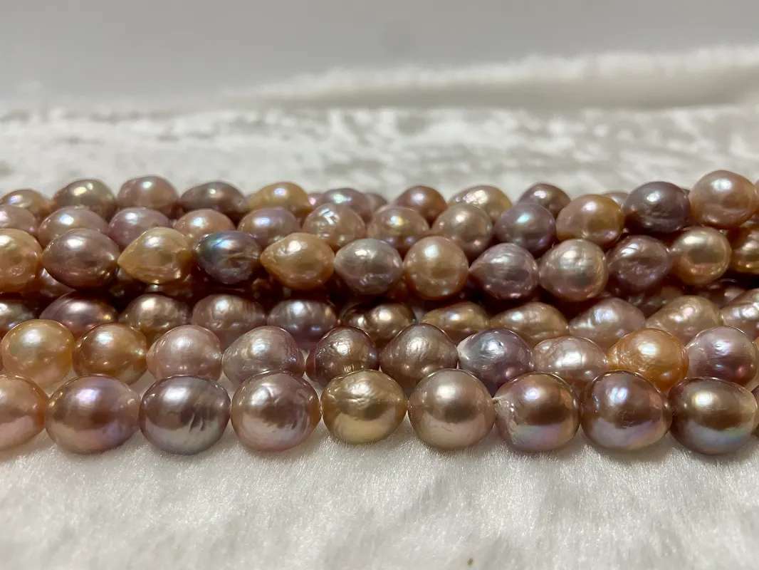 Echtes Mehrfarbiges Perlenketten Collier Für Damen Moderne Kette_voghion.com