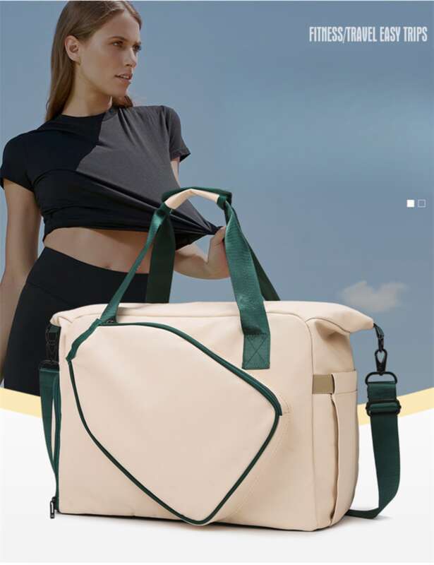 New Fitness Bag, Waterproof Sports Bag, Large Capacity Tennis Bag, Lightweight Crossbody, Dry Wet Separation Handbag_voghion.com