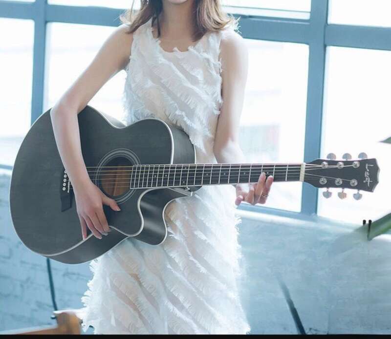 [First Order Straight Down] 41 Folk Acoustic Beginner Student Self-study 38 Inch Guitar Instrument_voghion.com