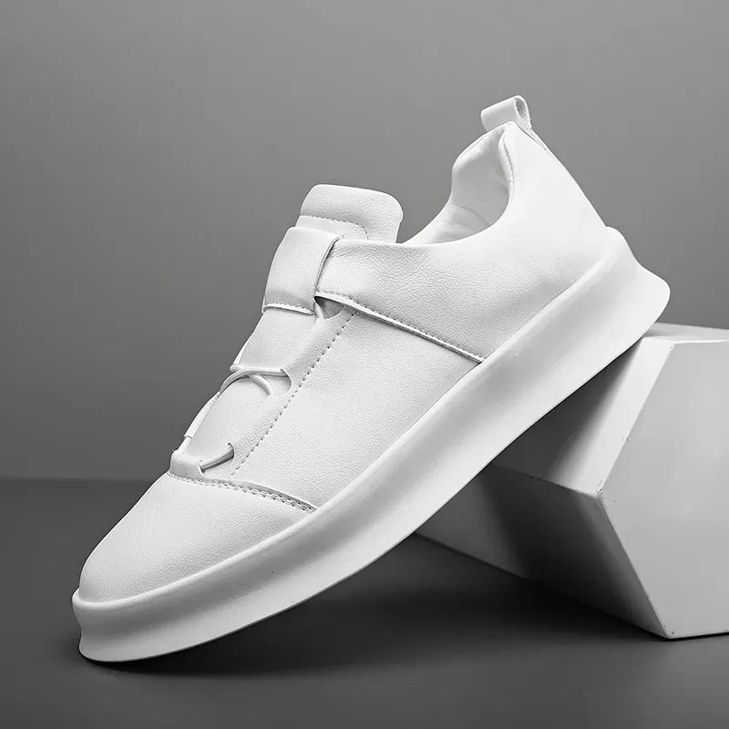 Leather Men's Brand Casual High Quality Walking Sneakers New Fashion Italian Handmade Designer Sport Shoes_voghion.com