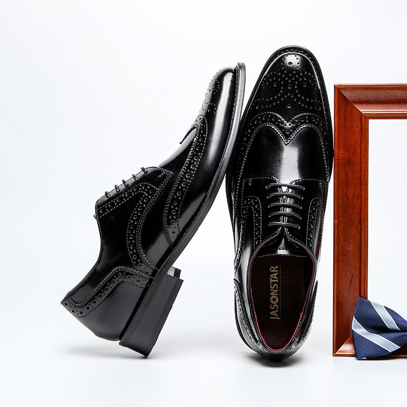 Japanse grensoverschrijdende zakelijke leren schoenen voor heren_voghion.com