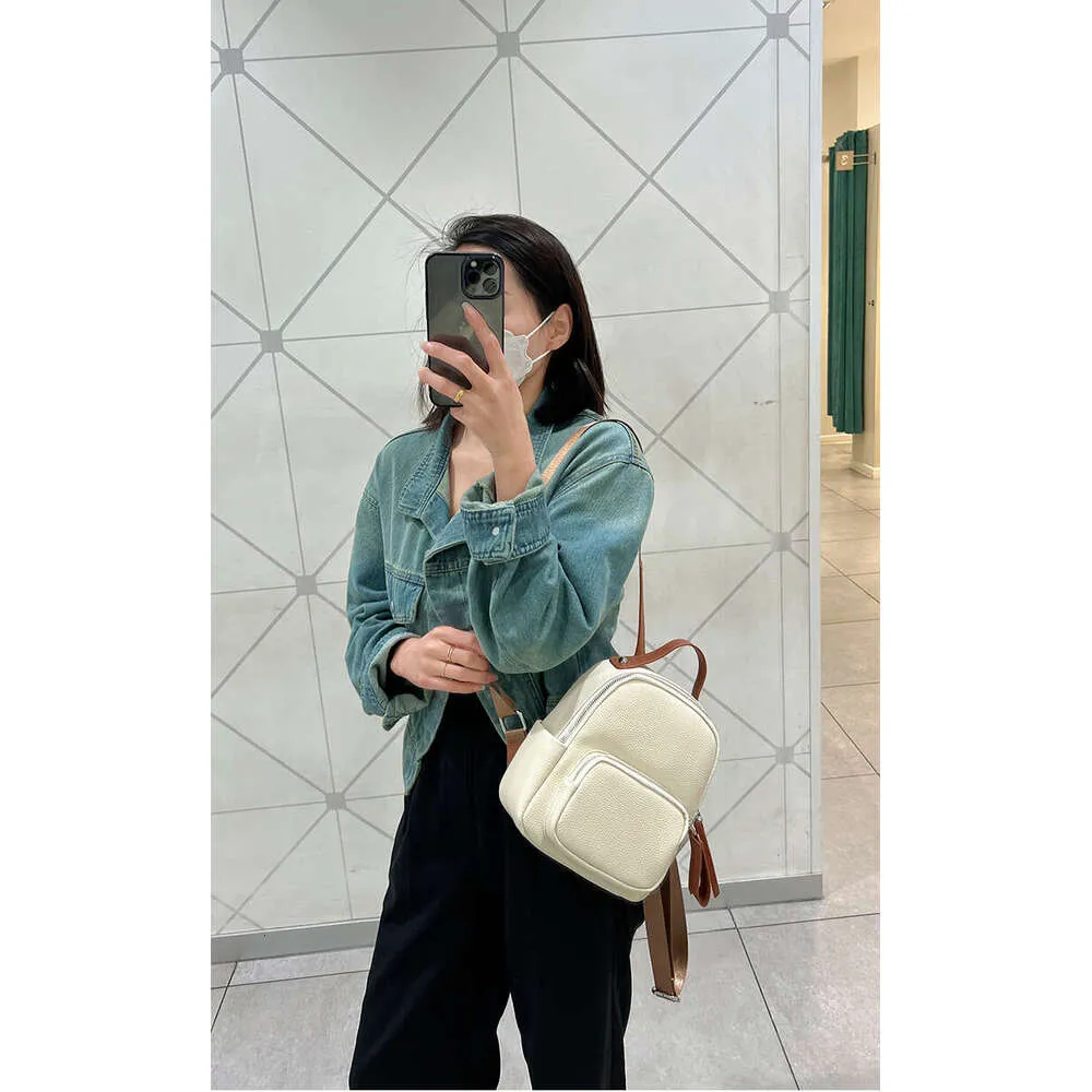 Designer Leather Small Backpack For Women Lichi Pattern Travel Bag_voghion.com