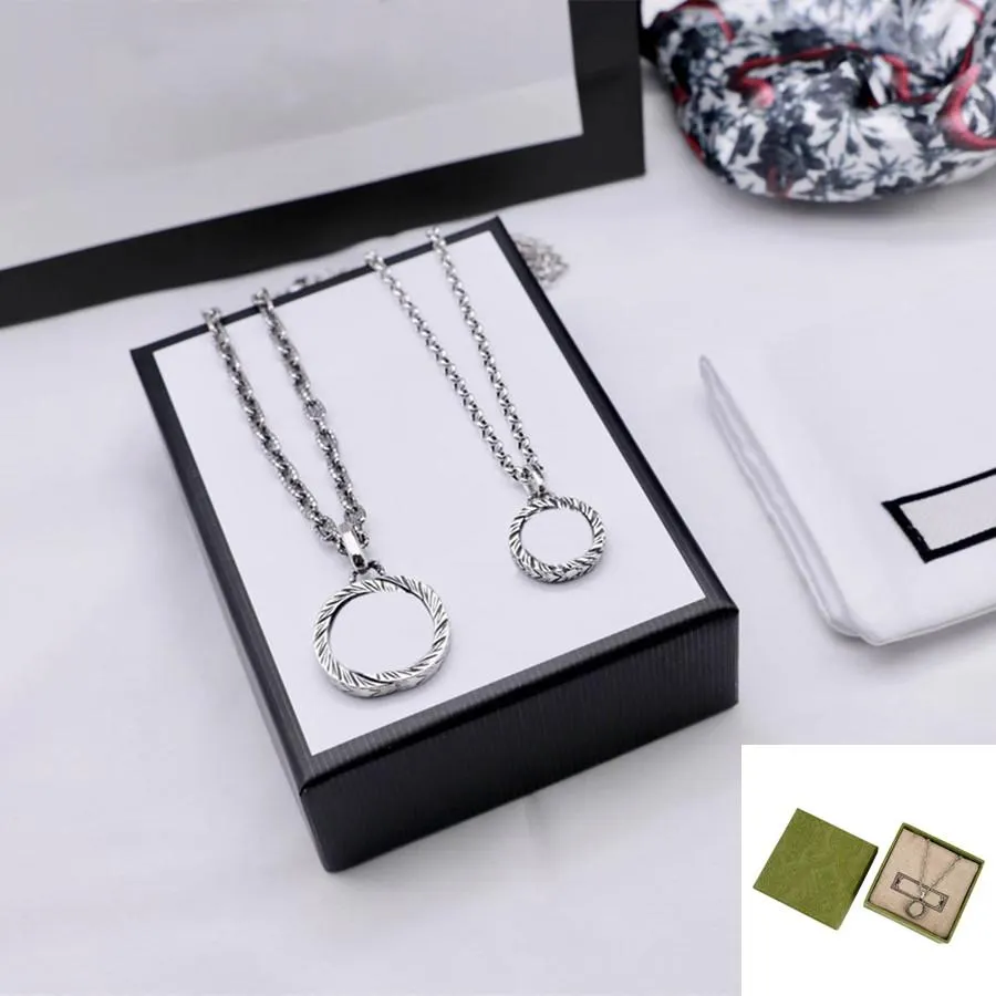 Collier tendance avec pendentif classique de créateur de lettres, design de personnalité, 2 options, boîte à pendentifs, coût supplémentaire nécessaire_voghion.com