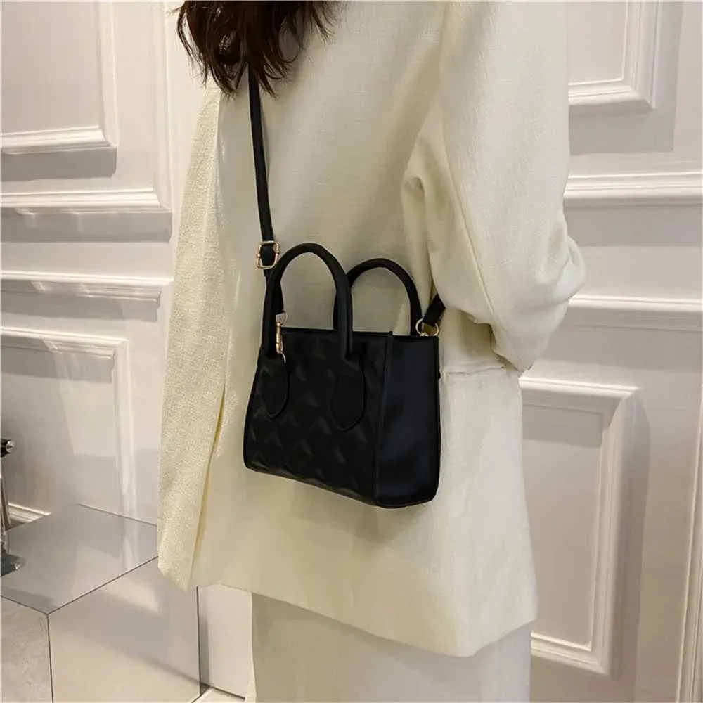 Ženska torba Crossbody, majhna kvadratna torba z teksturo, modna preprosta ženska torbica, priložnostna denarnica_voghion.com