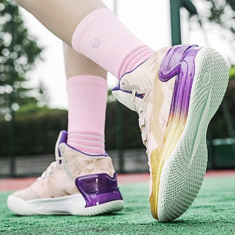 Hoch geschnittene, hochwertige, lässige Sport-Basketballschuhe_voghion.com