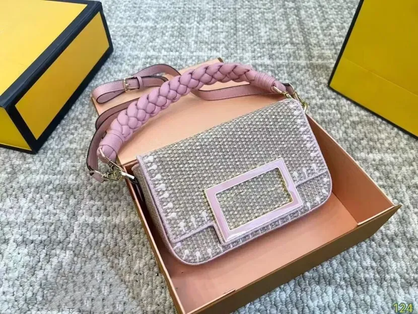 für Frauen Designer Mini Schulter gewebt Kamera Stroh Handtasche Sommer Strand Flip Crossbody Tasche Null Brieftasche_voghion.com
