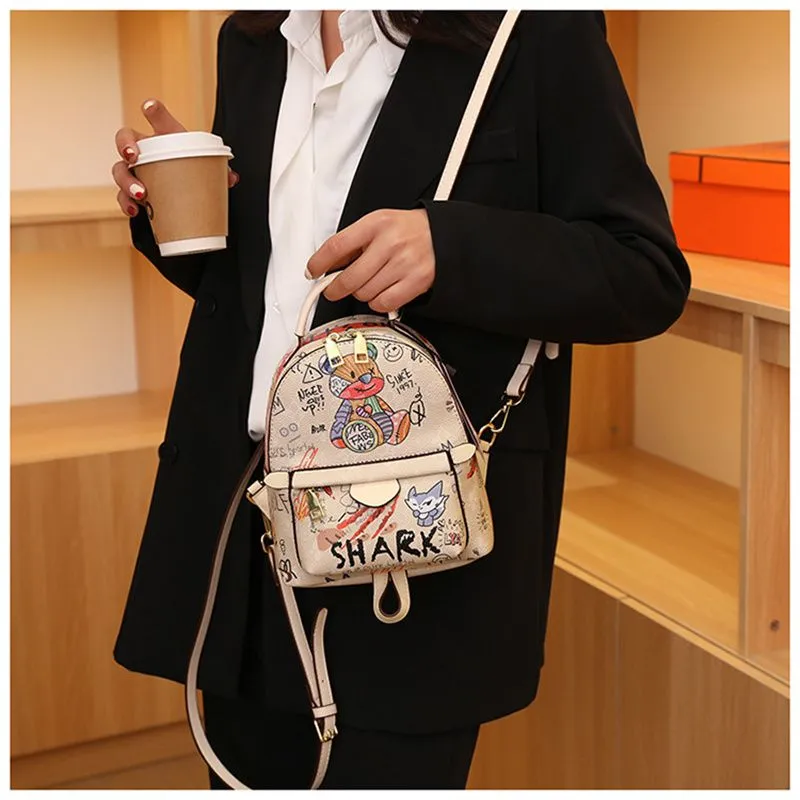 Designer Bag Free Shipping 2025 Fashion Light High-end Texture Printed Graffiti Handbag For Womens_voghion.com