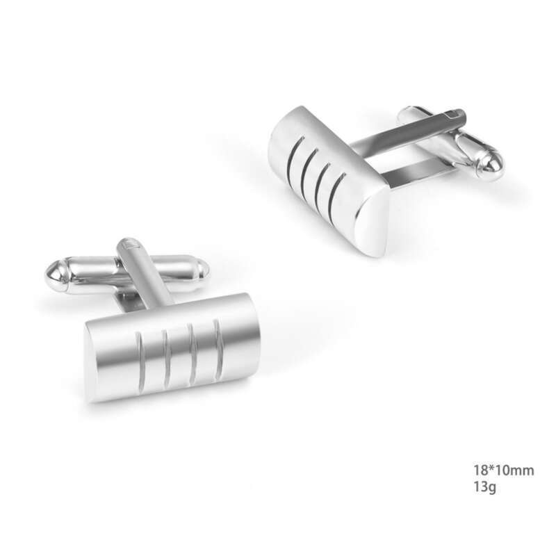 Nuevo y versátil conjunto de corbata de metal de color sólido, moderno conjunto de gemelos y clip para cuello de camisa para hombre_voghion.com