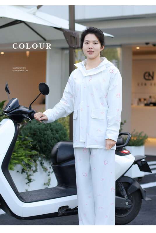 Geteilte Regenhose, wasserdichtes Motorrad-Spezialset, Regenmantel, Regenmantel für Herren und Damen_voghion.com