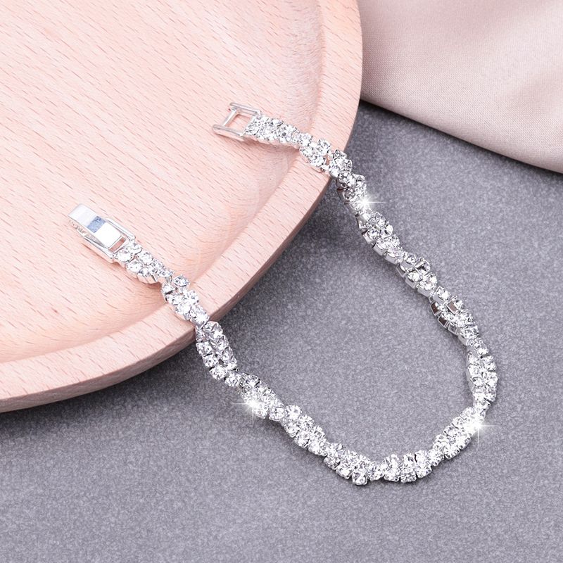 Un braccialetto elastico alla moda Rhie da sposa coreano europeo e americano_voghion.com