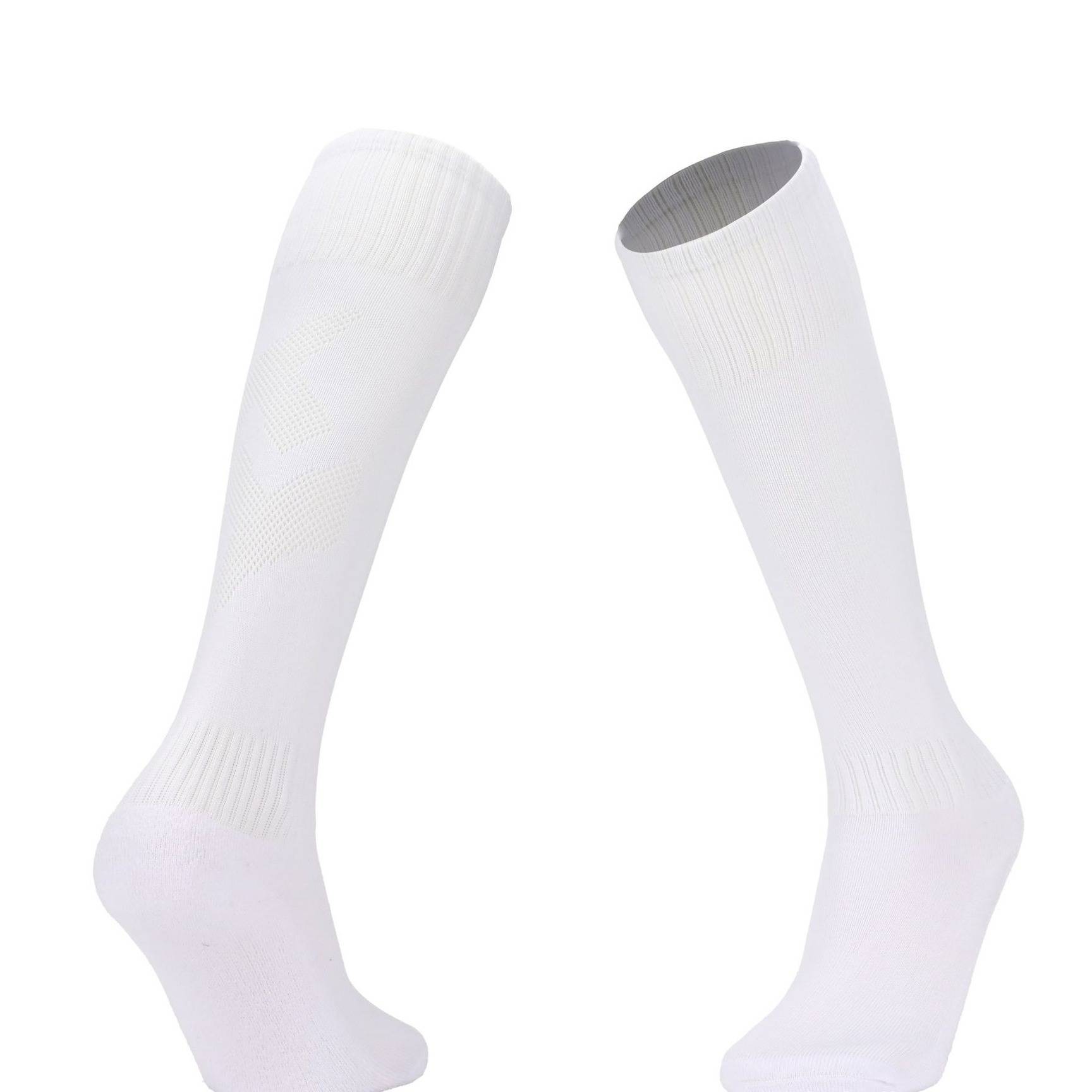 Breathable Cotton Football Socks With Anti-Slip Grip For Adults & Kids - Long Tube Training Socks In Multiple Colors_voghion.com
