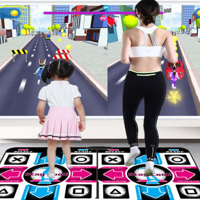 Wireless Bluetooth Dance Carpet IPad Android IOS Tablet Projection TV Projector Running Single/Double Mat_voghion.com