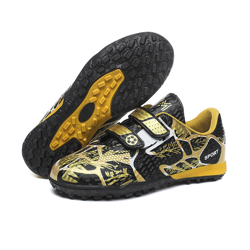 Kinder Fußball TF Stollen Kunstrasen FG Nieten Leder Jugend Student Klett Training Schuhe_voghion.com