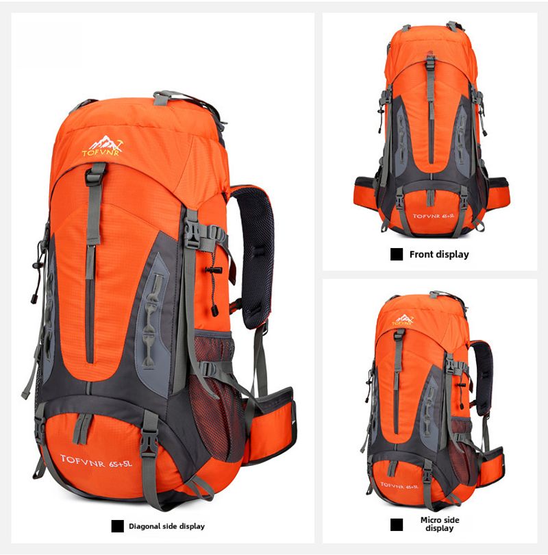 New multi-functional backpack outdoor hiking bag travel large capacity wear-resistant shoulders_voghion.com
