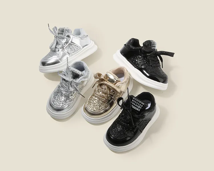 Kids Spring Autumn Toddler Girls Running Sport Sneakers Baby Children Boys Shoes Cutefeet Casual Flats Glitter Soft Sole_voghion.com