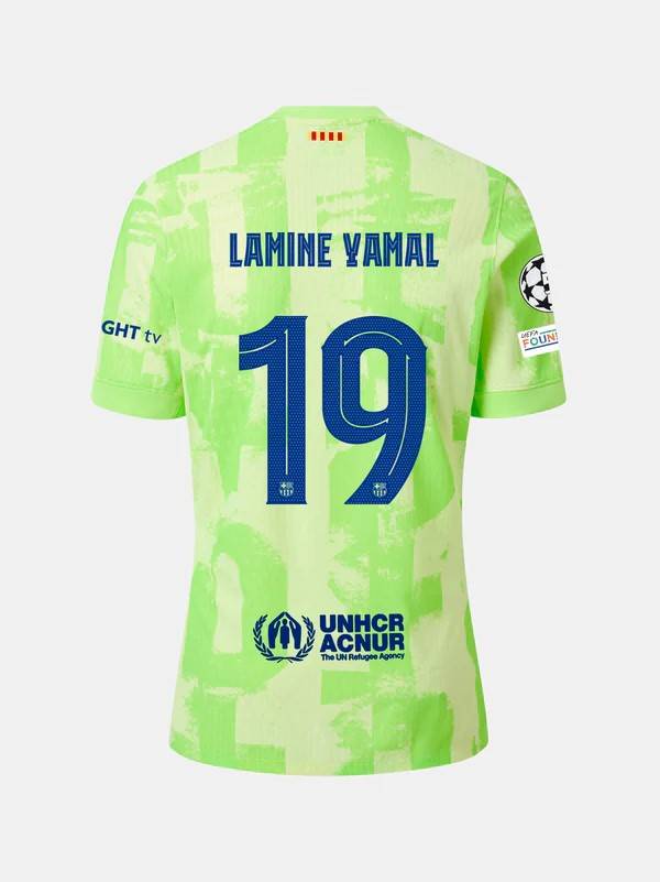 Maillot de football pour adultes et hommes Bassarona-Club-ARCELONA LAMINE YAMAL 19# 2024/25 Third Fans/Players Soccer - TOUTES LES TAILLES