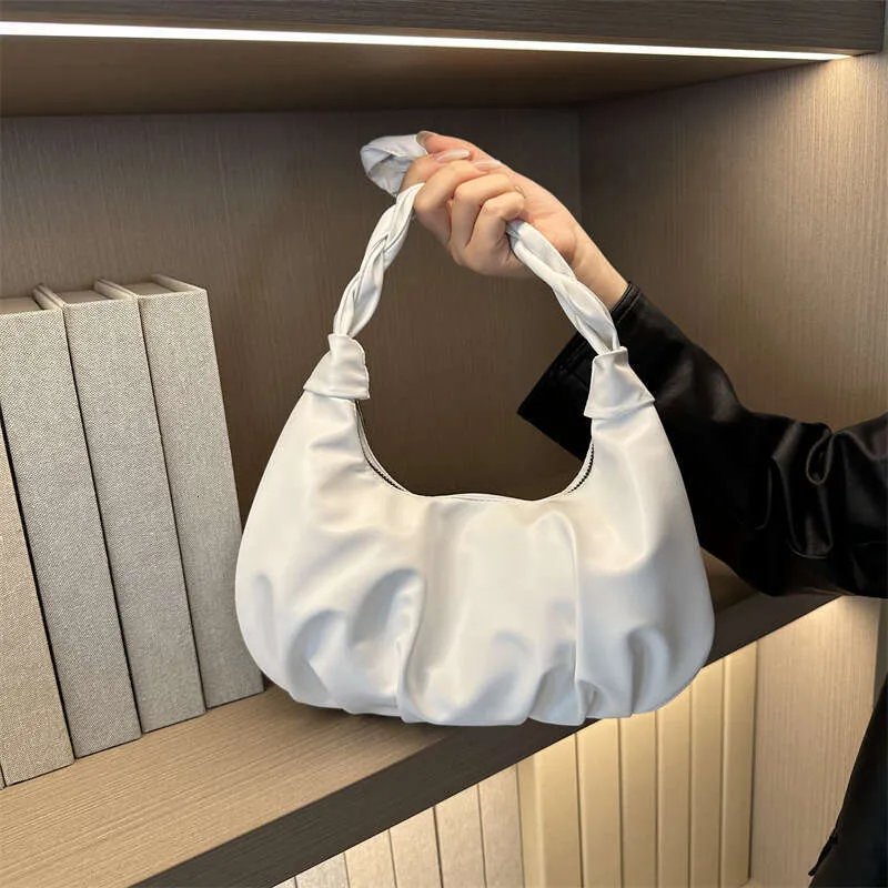 Women's Shoulder Bag Simple Pleated Underarm Bag For Women_voghion.com