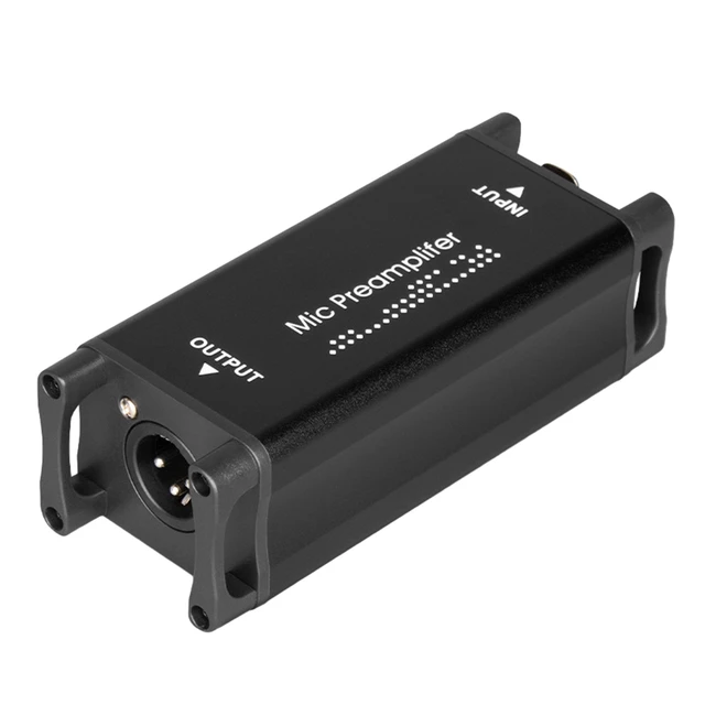 Professional Microphone Pream Mic Booster Preamplifier For Dynamic microphone amplifier_voghion.com