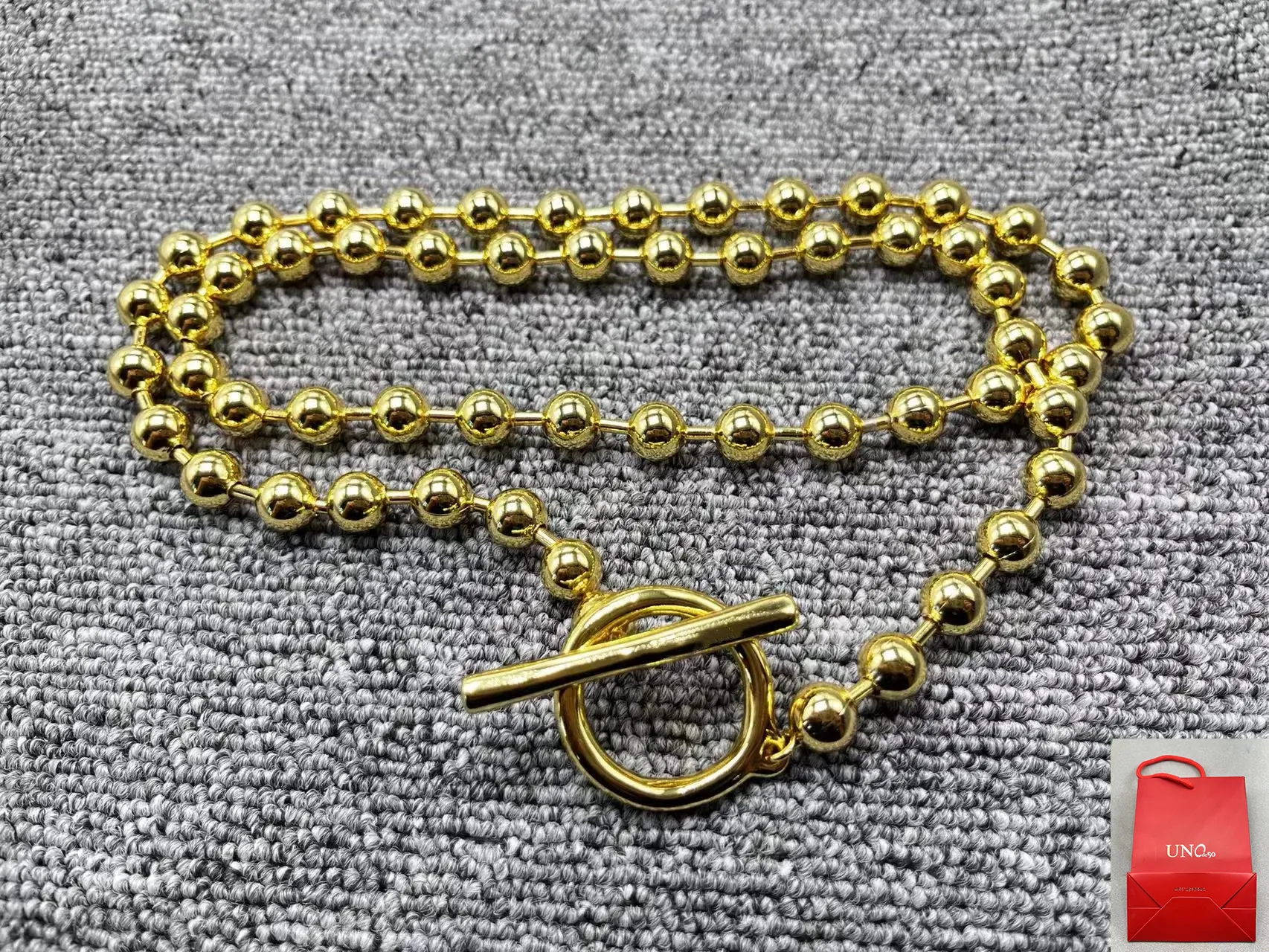 Catene 2024 Moda Elettroplaccato Argento Colore Anello Collana 14K Oro Gioielli per le Feste Regalo_voghion.com