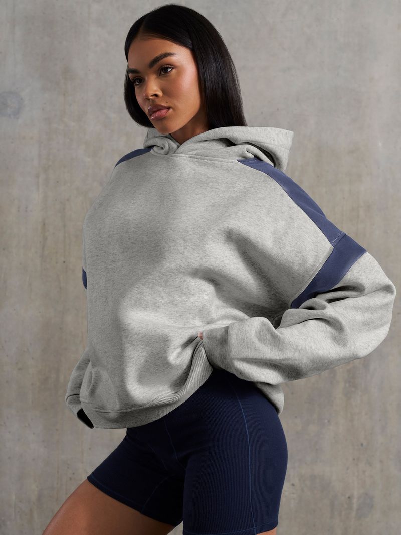 Women's Clothing contrast color drop shoulder high-end_voghion.com