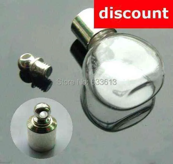 Lot de 50 tubes à vis 35 x 6 mm, pendentif en verre, cristal, médaillon de parfum, flacon de riz, bouchon à vis, breloque, bouteille de remplissage, G0927_voghion.com