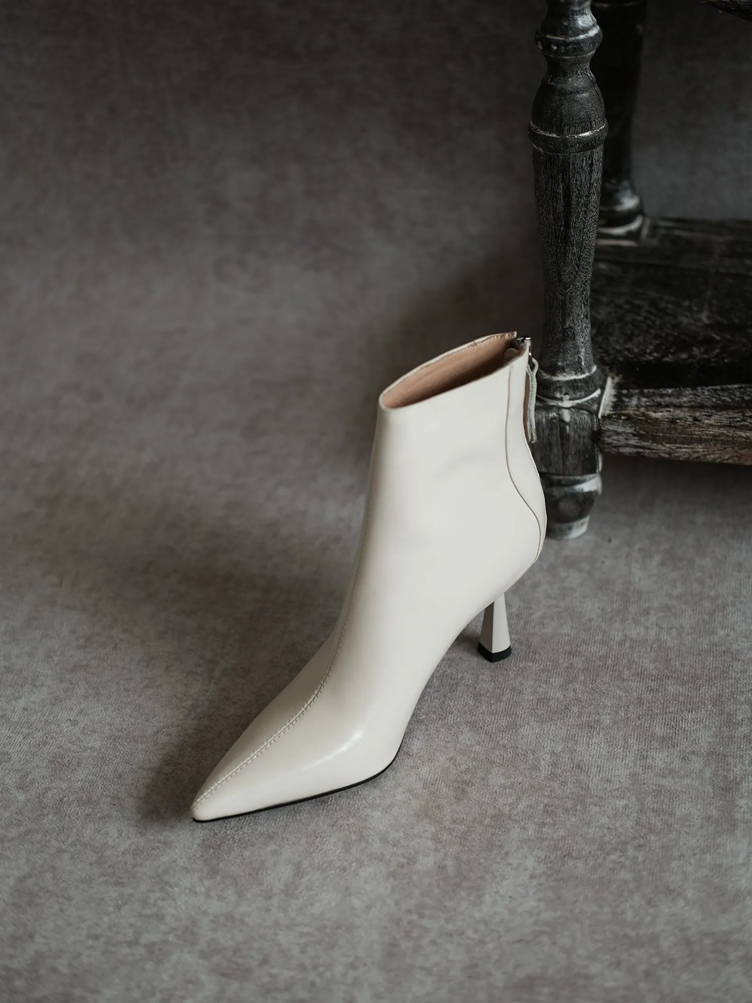 Krazing Pot Big Size 42 Cow Leather Pointed Toe High Heels Chic Design Concise Winter Spring Shoe Dress Warm Wedding_voghion.com