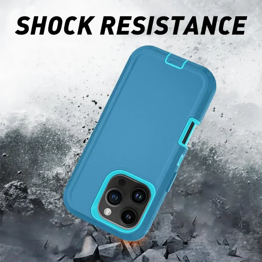 Stoßfeste Handyhülle Für Iphone, Robuste Schutzhülle Mit Backcover_voghion.com