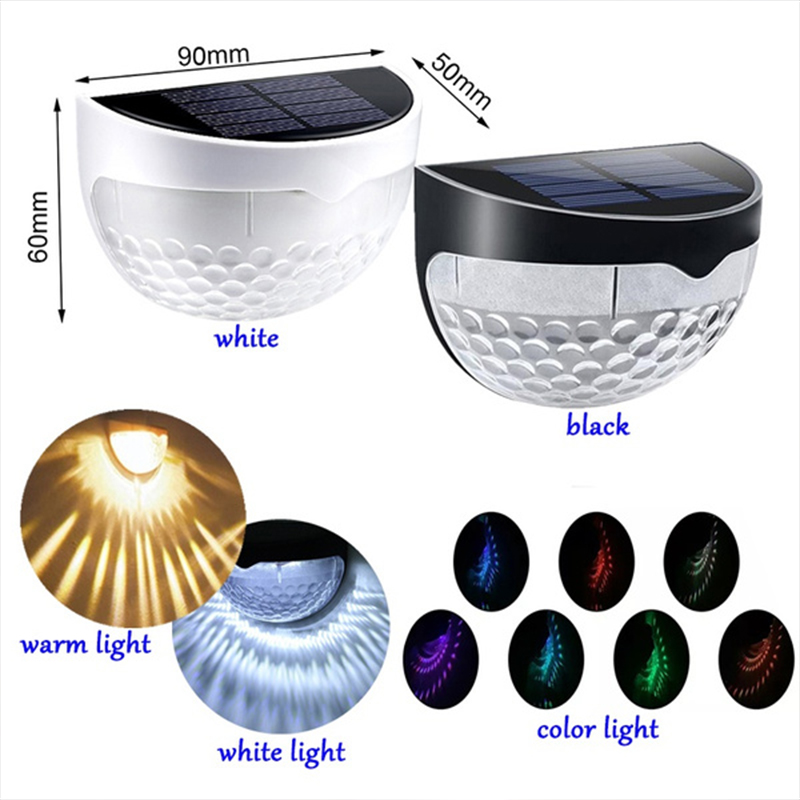 Lampă solară LED pentru exterior, lămpi de perete, lămpi de grădină cu energie, lampă solară impermeabilă pentru gard, decorațiuni de Crăciun, feston, lumină LED_voghion.com