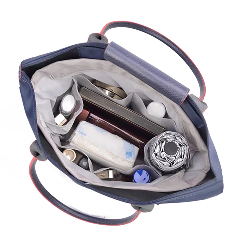 Nylon Innen Damen Handtasche Damen Tote Große Kapazität Organizer Insert Kosmetische Wasserdichte Make-Up Tasche_voghion.com