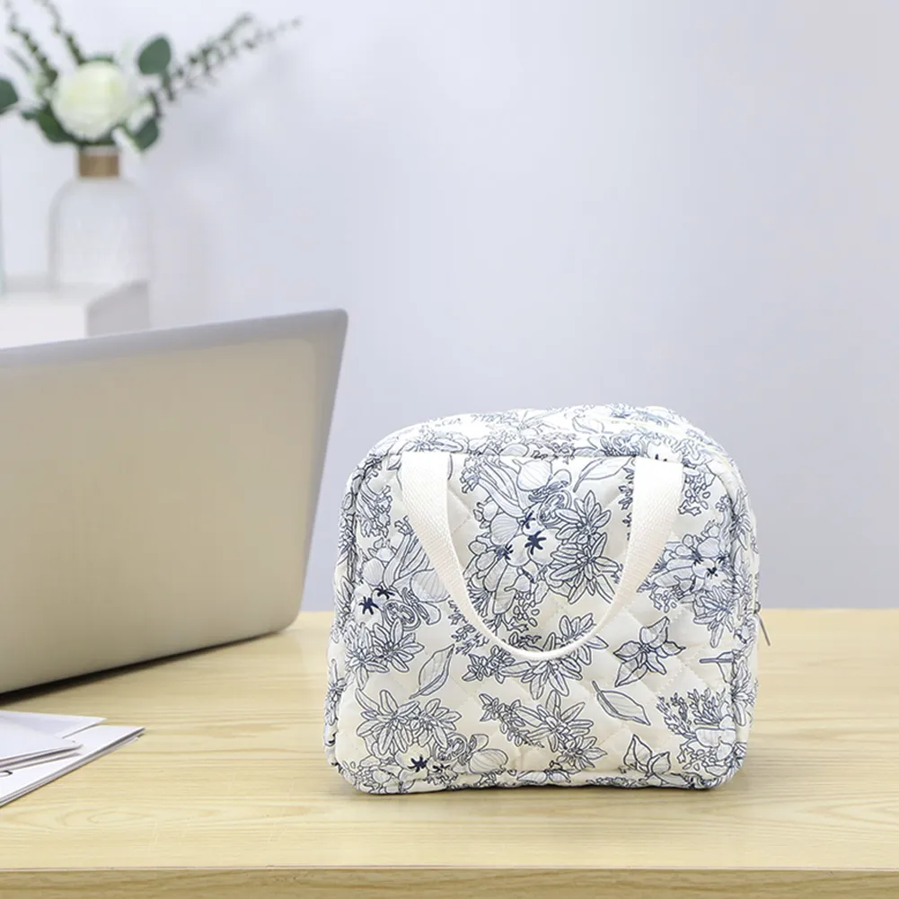 Insulated Lunchbox Storage With Aluminum Foil Quilted Thermal Lunch Box Bag Multi-Function For Work Office School_voghion.com
