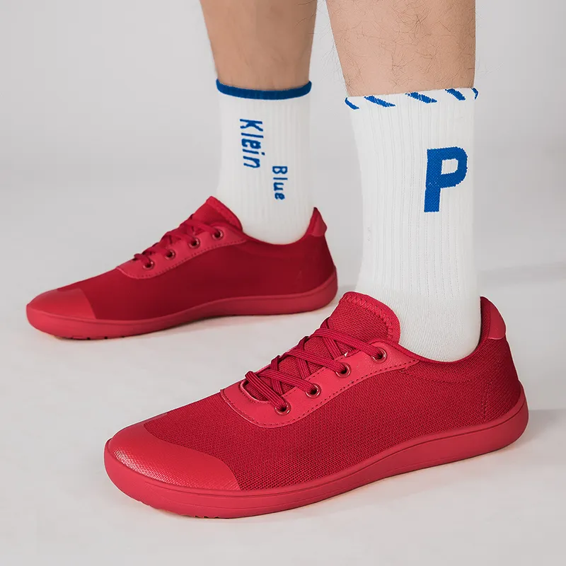 Sneakers for Men New Wide Barefoot Sneaker 2024 Flats Soft Zero Drop Sole Wider Toe Light Weight Fashion Shoes Plus Size_voghion.com