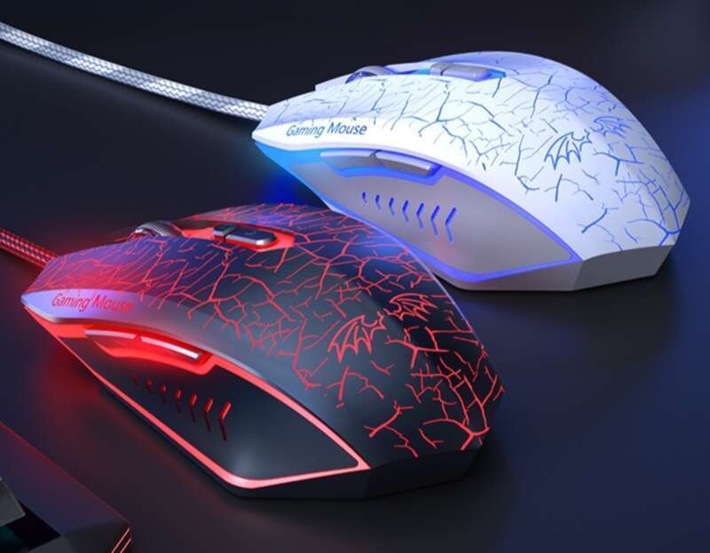 Wired Mouse Game, Silent Chicken, Office Desktop Computer, Notebook, Electronic Competition, Internet Café Silent_voghion.com
