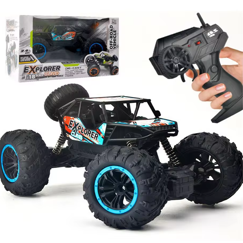 2.4G 1:16 Large Degrees Uphill TPR Tire All Terrain 4x4 Off-Road RC Car Toys Kids Including Remote Controller Metal