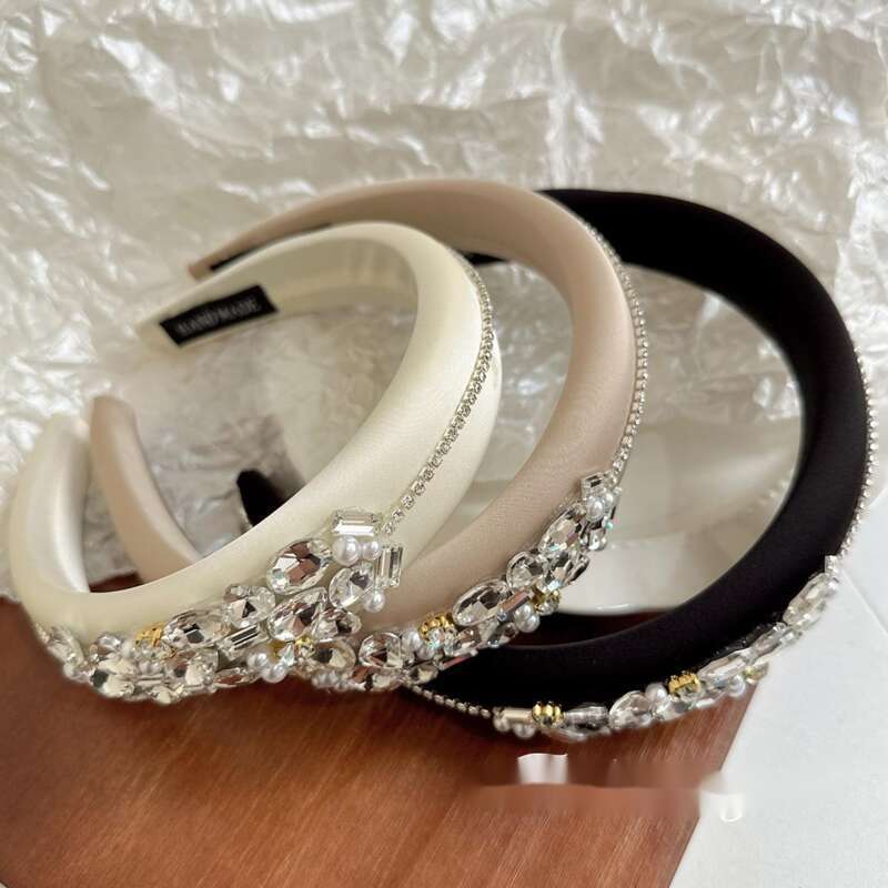 Prinzessin Ins Wind Wald Armband Für Nach Außen Licht Luxus Wasser Diamant Kopfstück Super Flash Temperament Stirnband Haar_voghion.com