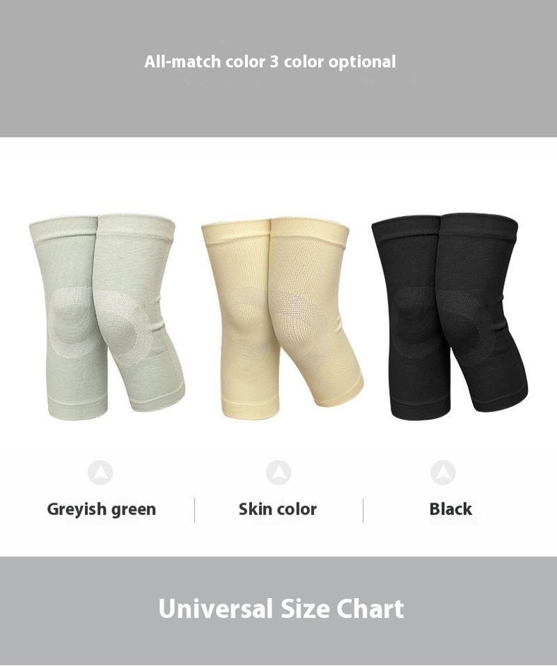 Summer thin nylon warm for sports joint windproof elderly air-conditioned room cotton knee with circular leg pads_voghion.com