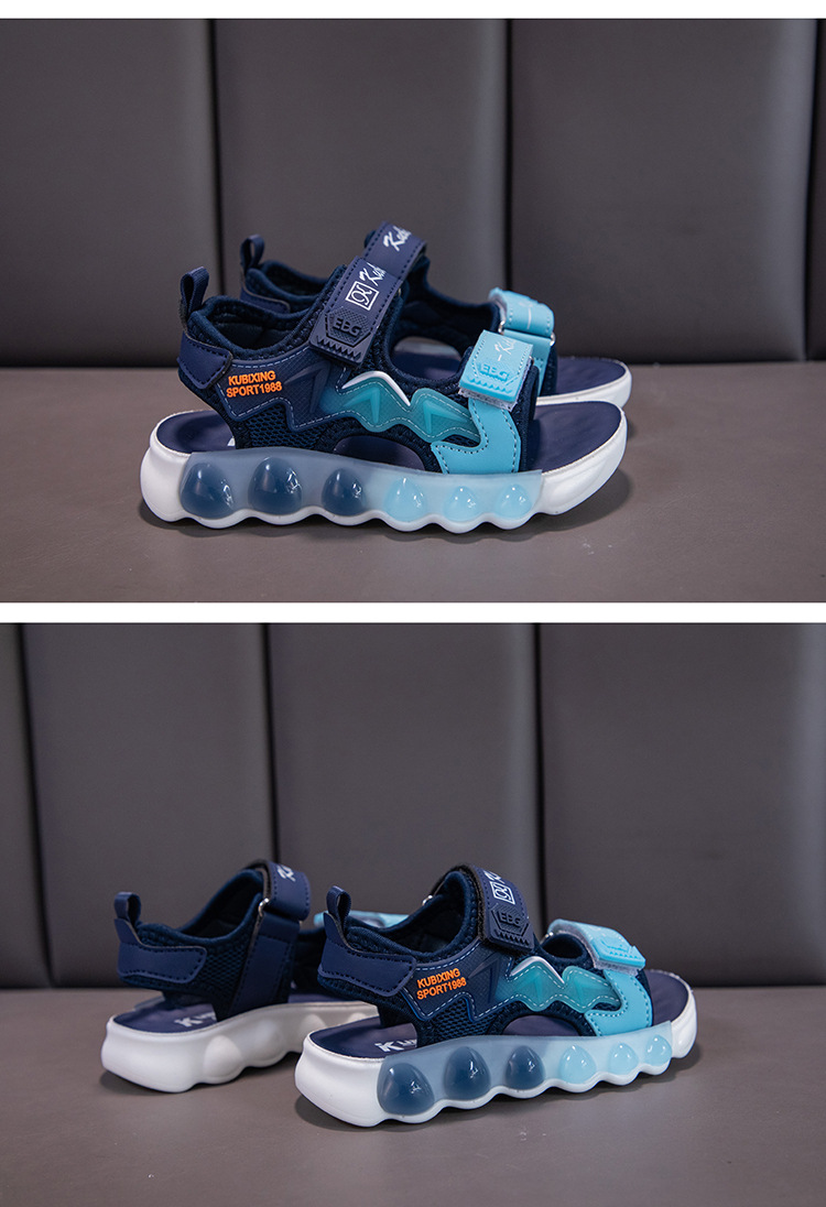 24 Sommer Neue Kindersandalen für Jungen Mädchen Freizeit Strand Sport Weiche Sohle Leichte und Bequeme Schülerschuhe_voghion.com