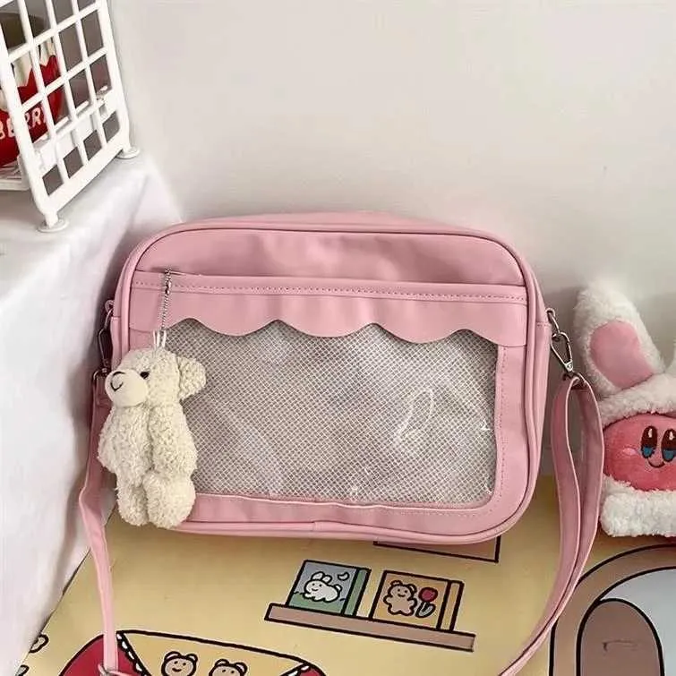 Ita bag borsa a tracolla donna con tasca trasparente a vista_voghion.com