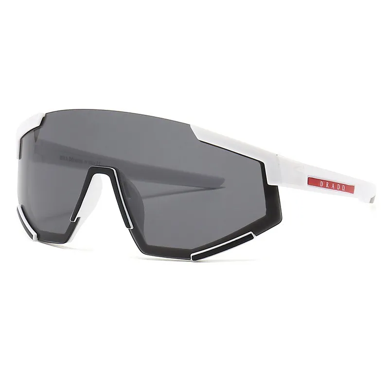 Top Shield Heren Dames Fietsbrillen LINEA ROSSA 04WS Mat Zwart Donkergrijs Heren 63 mm Zonnebrillen Outdoor Sport Hardlopen_voghion.com