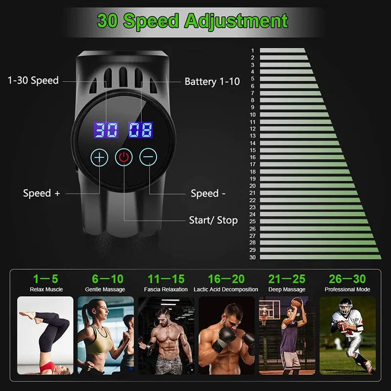 X5 Pro Massage Gun - Heating/Cooling Function_voghion.com