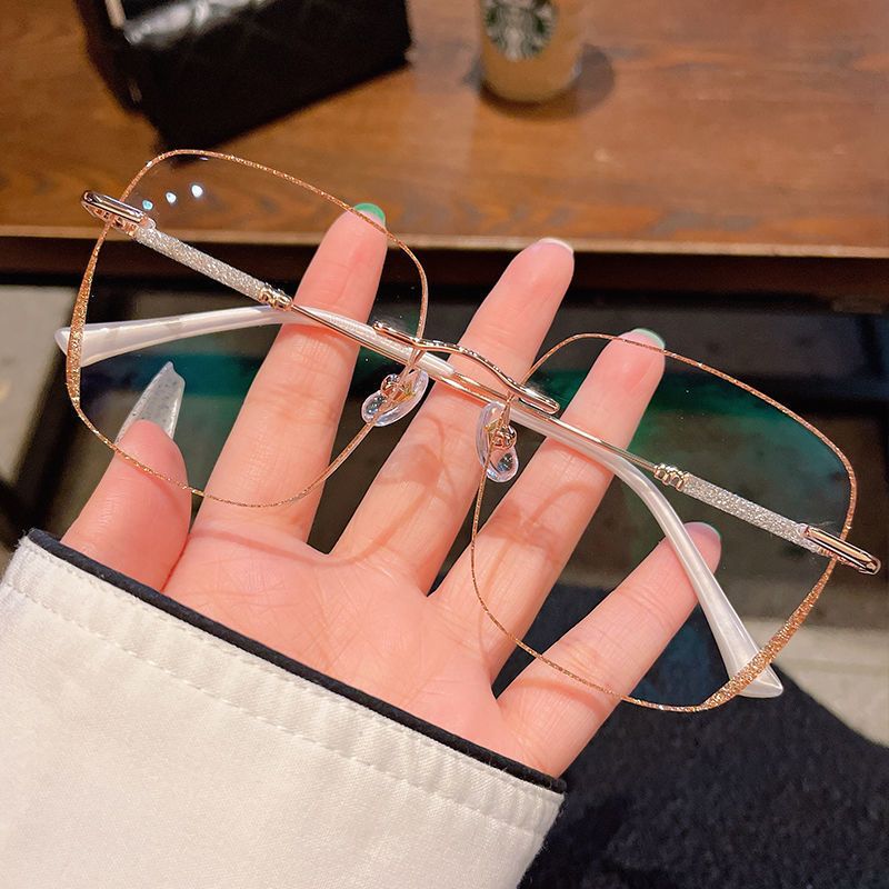 New style fashion ladies starlight anti blue light vibrato reading glasses eye protection_voghion.com