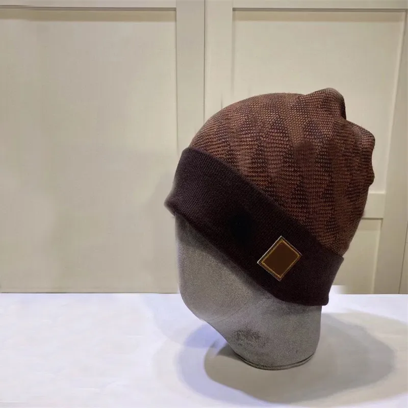 Zimní čepice pro muže, čepice, pletená čepice, lebka, ležérní podzimní venkovní cestování, teplá kostkovaná designová čepice pro ženy_voghion.com