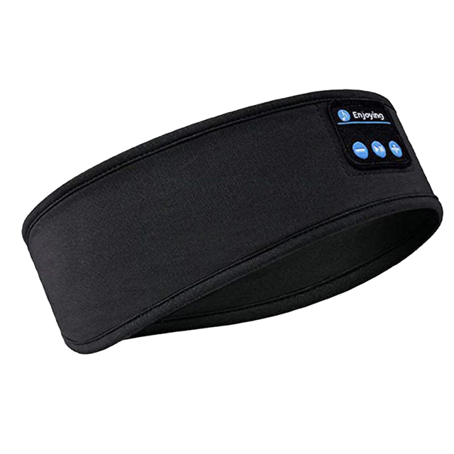 Maschera per dormire Cuffie per dormire Bluetooth Fascia per la testa Sottile Morbida Elastica Comoda Cuffie musicali wireless Maschera per gli occhi per chi dorme di lato_voghion.com