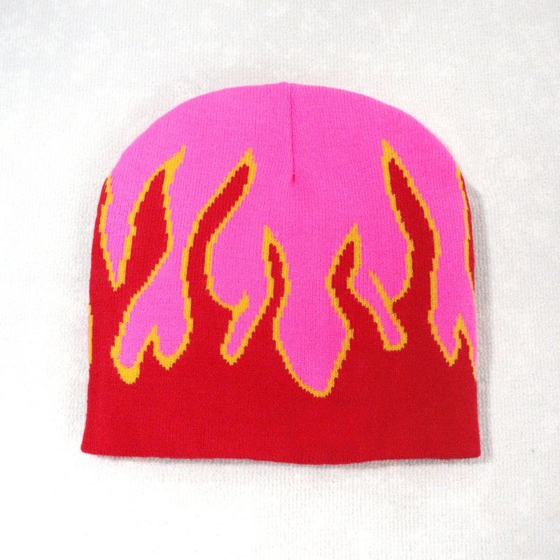 VOOTHOST Unisex Knitted Hat Beanies Goth Tooth Caps Y2k Streetwear Winter Fashion Pullover Vintage Warm Hip Hop Hats_voghion.com