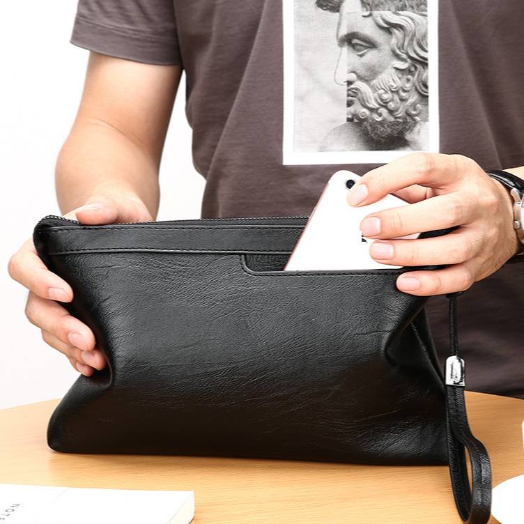 Men's Bags Popular Men's Envelope Bag, Large Capacity, Business Casual Clutch, Southeast Asian Trendy Handbag_voghion.com