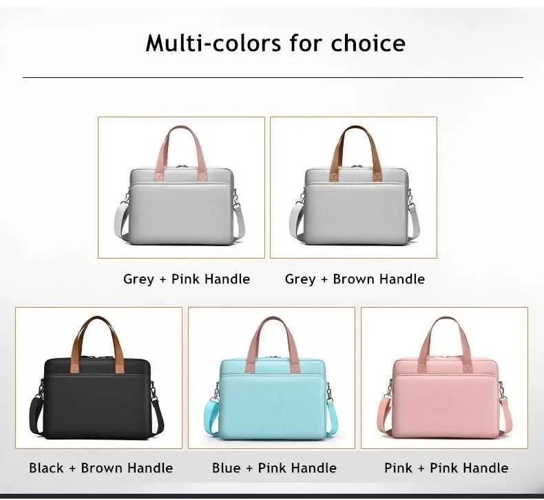 Stoßfeste Messenger-Laptoptasche 141516 Zoll Handtasche Aktentasche Mann Dame Schultertasche für Buch Notebook Tablet PC Ba241101_voghion.com