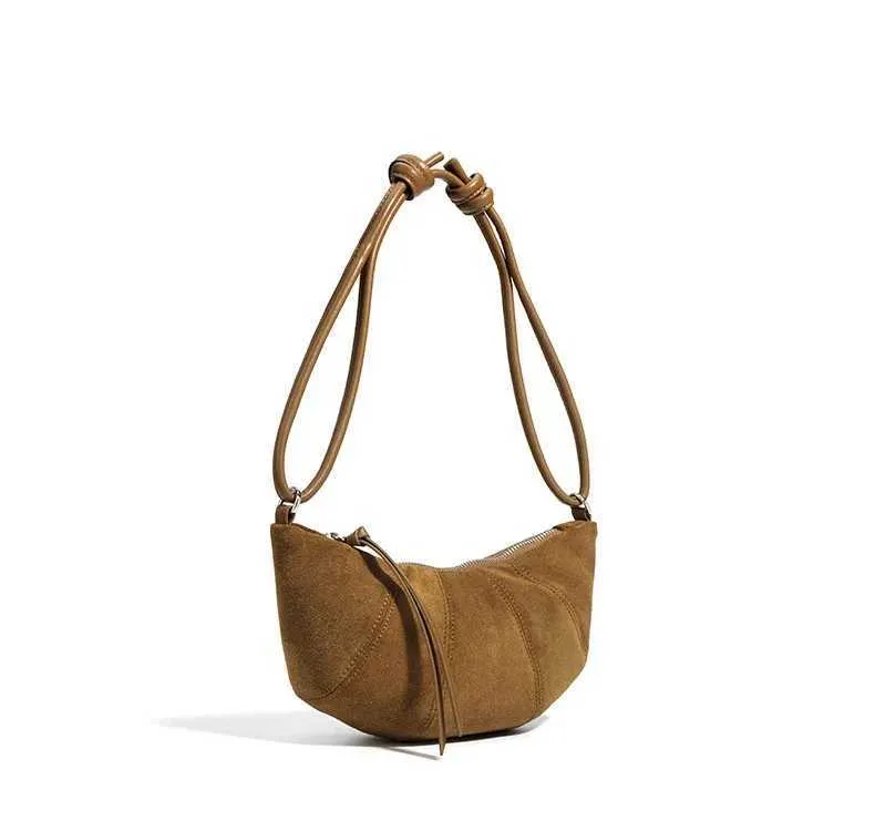 Borsa a spalla croissant da donna - elegante borsa crossbody_voghion.com