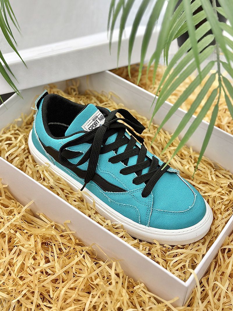 Neue Student Casual Canvas Herrenmode Board Schuhe_voghion.com